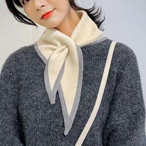 패션아이템 쁘띠 여성 스카프 니트 머플러 겨울 여자 넥워머 7색