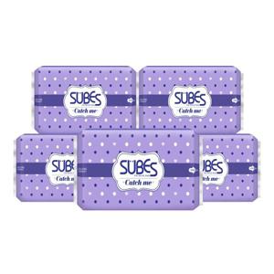 슈베스 생리대 캐치미 슬림 슈퍼롱오버나이트 6P x5팩