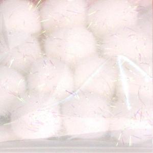 [XBG6L458_47]반짝이 뿅뿅이 흰색 솜방울 크리스마스 겨울 눈