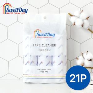 스웰데이 사선컷팅 테이프크리너 리필 60회 21P