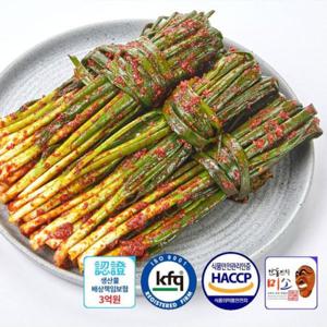 [학가산] 파김치 1kg 모든재료 국내산 아이스박스포장