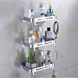 스텐레스 욕실선반 무타공 스텐 일자선반 물빠짐 화장실 정리대 선반 P448