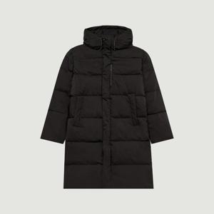 [행텐]덕다운 후드 사이드 슬릿 롱패딩_블랙_CA