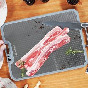 [MOMMY] 스테인레스 해동보드 도마 (중형) 칼갈이 내장 평생도마 셀프스탠드