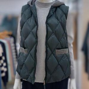 [요하넥스]구스다운 후드베스트 요하넥스