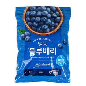냉동 블루베리 1kg 냉동과일 대용량 칠레산
