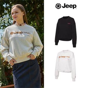 [JEEP] 25FW 지프 여성 클라우드 기모 맨투맨 2종