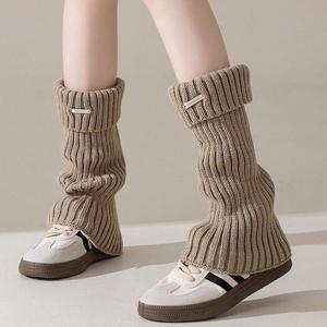 [루즈루나] 블랭 겨울 니트 골지 발목 워머 방한 보온 종아리 토시 R283