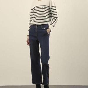 [올리비아로렌]VVCMP4W9363 융기모와이드데님팬츠