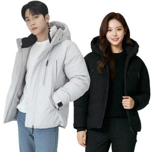 미라클 겨울 방한 남성 여성 단체 후드집업 숏패딩 점퍼 자켓