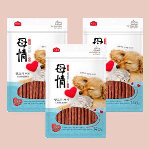 아스쿠 모정 양고기져키 140g x 3개  애견간식 강아지간식