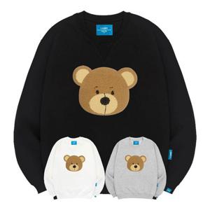 엘라모 기모M 부클곰돌 맨투맨 남녀공용 빅사이즈 S~4XL