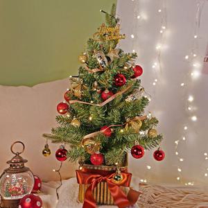 비솜 60cm 비쥬미니트리세트(빈티지앤틱화분/50P USB전구)