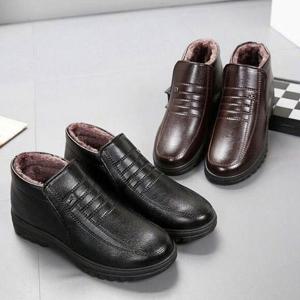 [라일리] Rly 남성 방한구두 아버지신발 털안감 겨울신발 방한슈즈