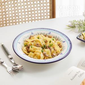 프라카 분즐라우 폴란드풍 도자기 파스타볼 24cm