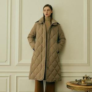 [마르조]여성) 포인트카라 퀼팅 구스다운 점퍼