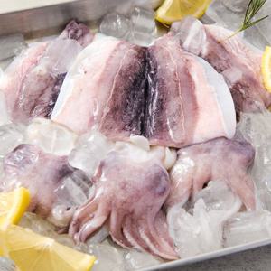 [신선하랑] 쫄깃한 국내산 손질 중갑오징어 2kg (10-24미 / 2팩)