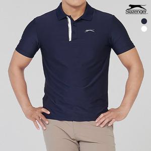 ★7700원 타임특가★ [슬레진저] 남성 솔리드 플라켓 배색 카라 반팔 티셔츠