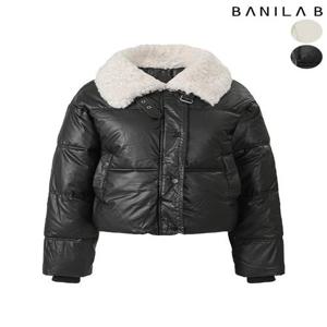 [바닐라비]여성 뽀글이 카라 스트링 숏패딩