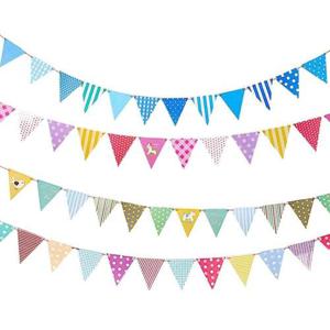 가렌드 백일 삼각 크리스마스 생일 파티 가랜드 (WFFTTBJ)