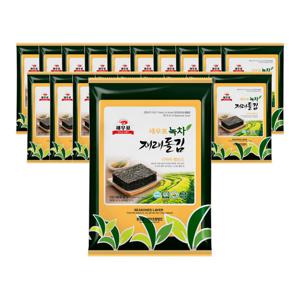 새우표 완도 녹차재래 돌김전장 30g x 20봉