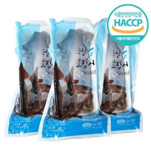 [식탁이야기] 손질할 필요 없는 생물 220g 손질통오징어 10팩 20마리