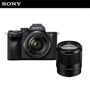 소니 카메라 A7M4K (SEL2870 렌즈킷) + SEL35F18F 단렌즈 패키지 / 풀프레임 미러리스 알파