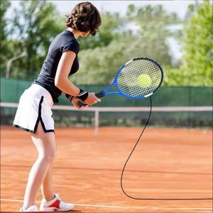 셀프 테니스 리턴볼 훈련 야외스포츠 연습 돌아오는 부메랑 공 홀로 트레이닝 리턴 테니스볼 E655