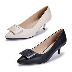 에스콰이아 여성 스퀘어장식 펌프스 EFHP936_937