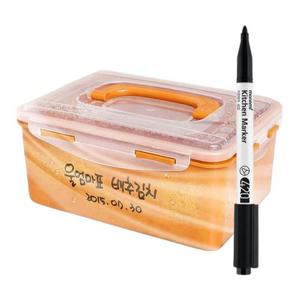 반찬통메모싸인펜 모나미 키친마카 7P 냉동 냉장 메모 사인펜 싸인펜