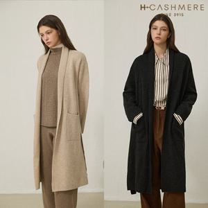[H.캐시미어(H.Cashmere)] 25FW 몽골 퓨어 캐시미어 100% 니트 롱코트
