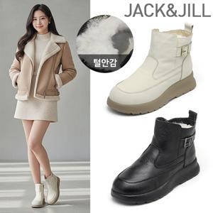 잭앤질 소가죽 양털 앵클부츠(JD5772)