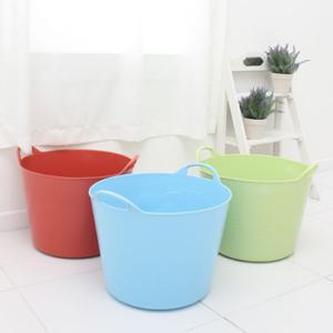 [가쯔] 파스텔 소프트 빨래 바구니 25L 3개