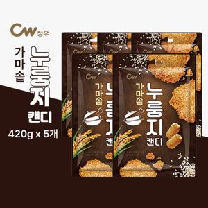 [청우] 누룽지맛 캔디(420gx5개)