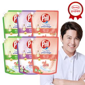 [헨켈] 프릴 친환경 맑은식초 1000mlx6개 주방세제