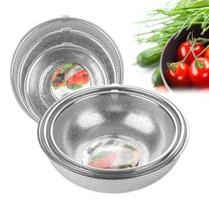 HIMMEL힘멜 링 핸들 타공 바스켓 채반 소쿠리 31.5cm