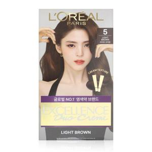 로레알 엑셀랑스 듀오크림 염색약 5/자연갈색