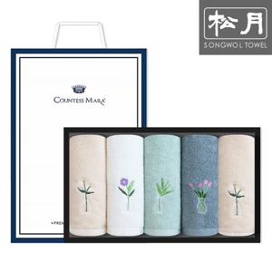 송월 블룸 130g 호텔수건 5장 선물세트