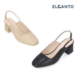 [엘칸토] 정상가129,000원 스퀘어 슬링백 5cm LCWO77I413