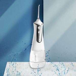 구강세정기 물치실 워터 칫솔 휴대용 세척기 치아 치간 치석 칫솔 양치 물양치 무선 300ML 화이트 P436