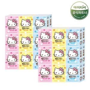헬로키티 휴대용 포켓티슈 (3겹 10매 6개 x 6팩) 총36개