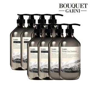 [부케가르니(연천)]히말라야 허브 나드 토탈케어 샴푸 시그니처향 1000ml x6개+트리트먼트 1000ml x2개
