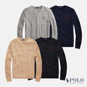 폴로랄프로렌 남녀공용 케이블 니트