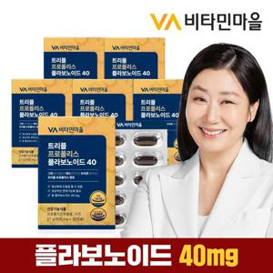 비타민마을 트리플 프로폴리스 플라보노이드 40mg 30캡슐 x 6박스 (총6개월분)