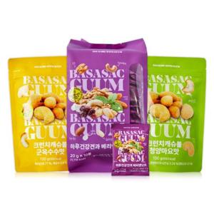 [립사이팅]베리앤넛츠 10입 +캐슈볼 군옥수수맛 130g 1봉 + 캐슈볼 청양고추맛 130g 1봉