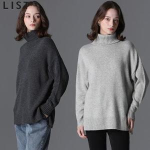 [르오트][리스트(LIST)] 울 루즈핏 터틀넥 니트 풀오버_16226253_588586