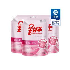 [울샴푸][애경]울샴푸 오리지널 리필 1.8L x3개