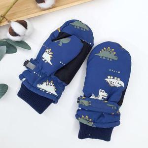 [우주아이]공룡사파리 패딩 엄지장갑 / 유아장갑 아동장갑 스키장갑