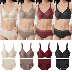 [♥총8종] 소프트 심리스 노와이어 브라팬티 4종세트