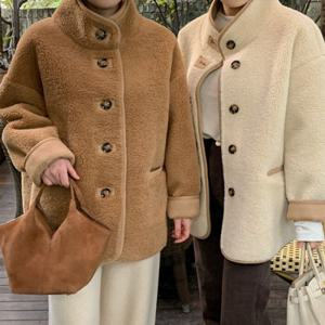 코코블랙 / 포그 무스탕 자켓 (2color)